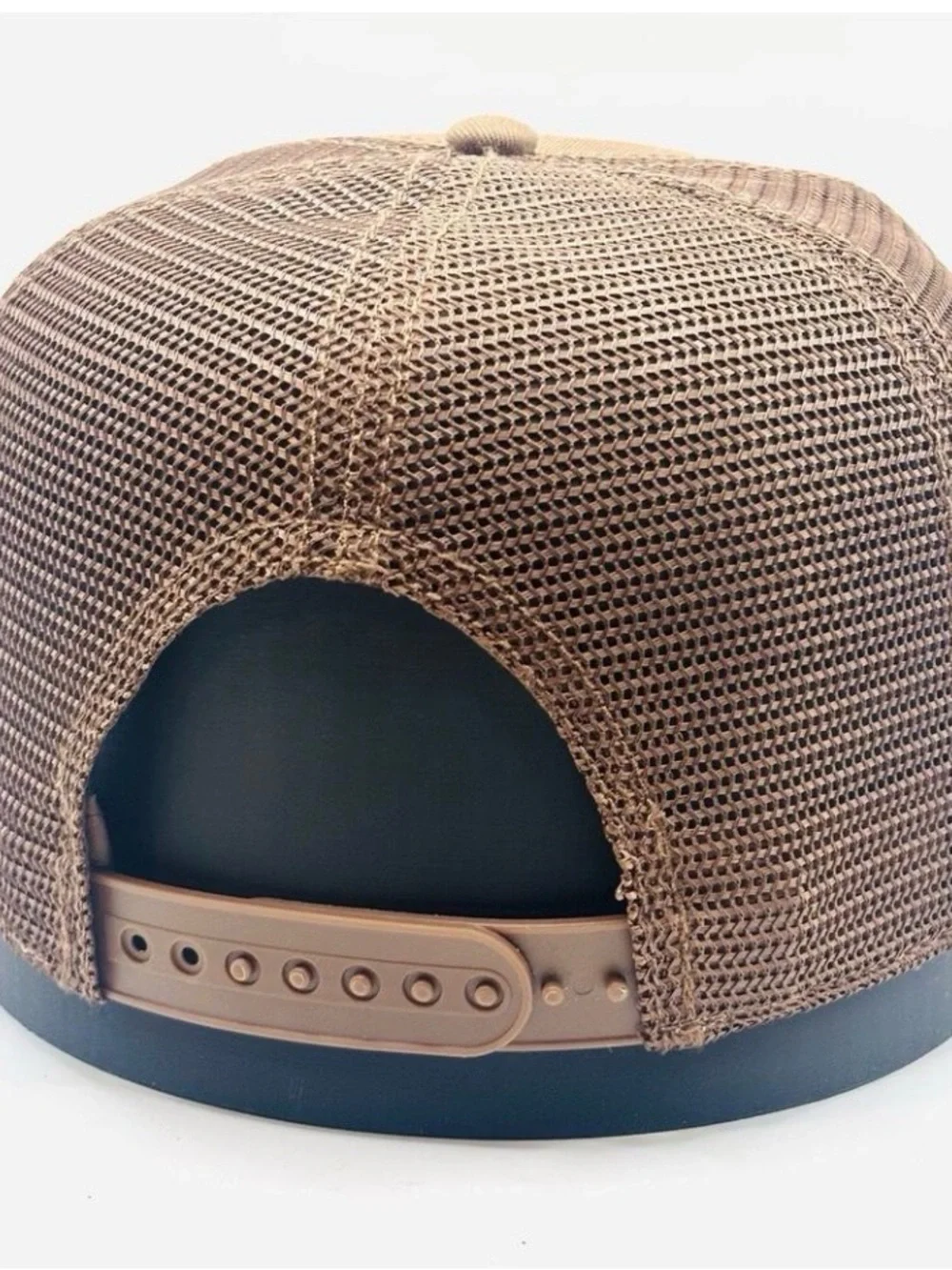 Western Brown Mesh Snap Back Brown Trucker Hat